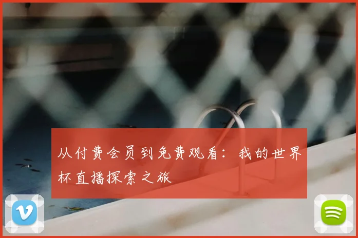 从付费会员到免费观看：我的世界杯直播探索之旅