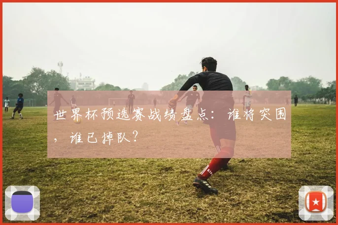 世界杯预选赛战绩盘点：谁将突围，谁已掉队？